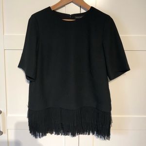 Banana Republic black short sleeves top. Size small.